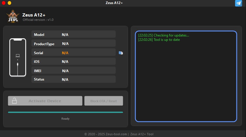 Interfaz Zeus A12+ Tool